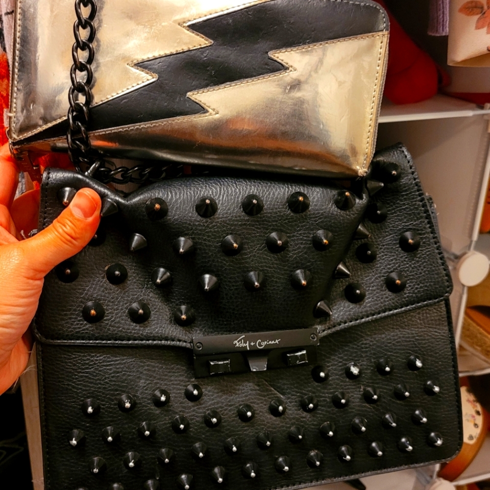 Foley & Corinna Crossbody with Betsey Johnson wallet.